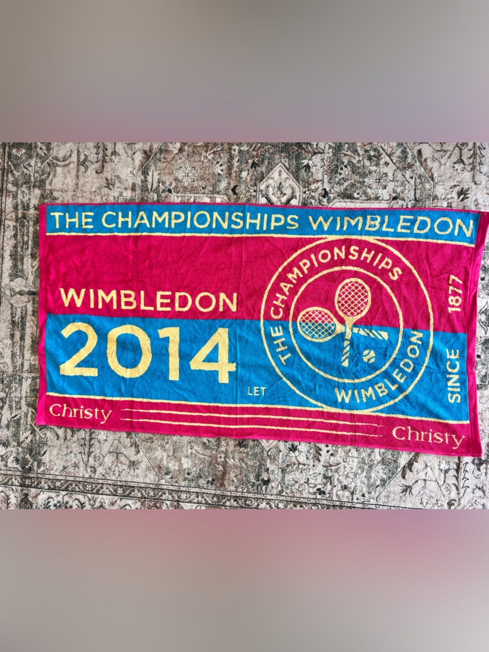 SOLD WIMBLEDON 2014 Championship Beach Towel